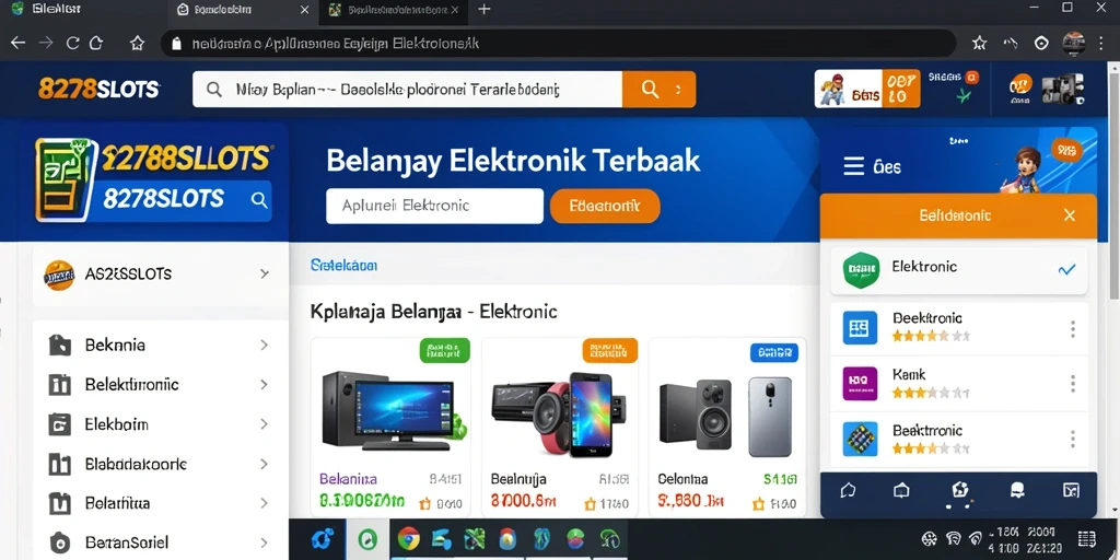 Tampilan antarmuka aplikasi 8278SLOTS yang menarik dan mudah digunakan.