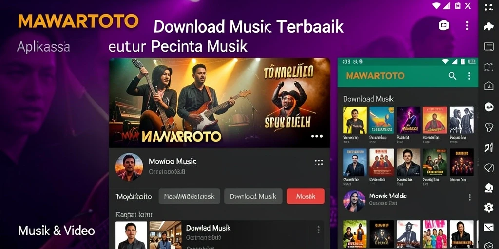 Antarmuka MAWARTOTO dengan fitur Download Musik yang mudah digunakan.