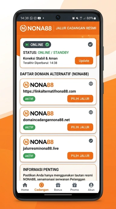 Link Alternatif Nona88 untuk Pengguna Android