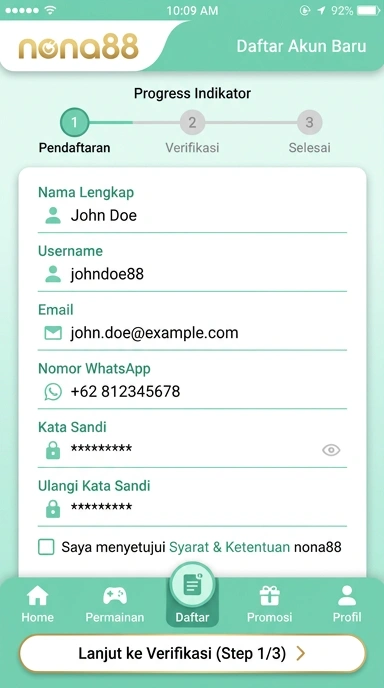 Panduan Daftar Akun Nona88 untuk Pengguna Android